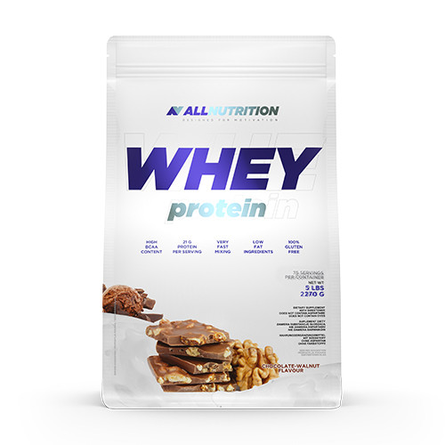 WHEY XXL суроватъчен протеин - шоколад и орех, 2270 г