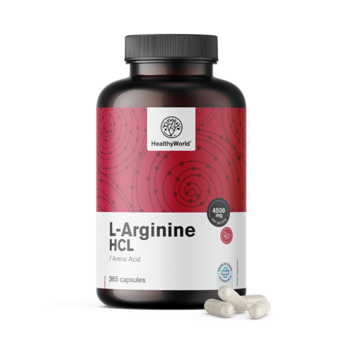 L-аргинин HCL 4500 мг, 365 капсули