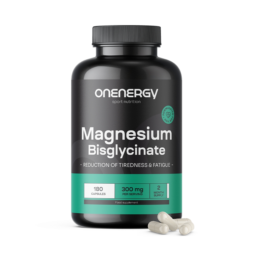 Magnezijev bisglicinat 300 mg, 180 kapsul