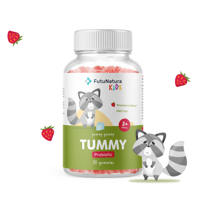 TUMMY - Gumové bonbony na podporu trávení pro děti