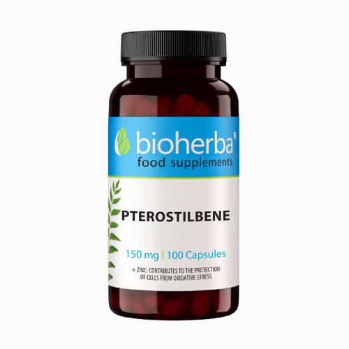 Pterostilben 150 mg, 100 kapslí