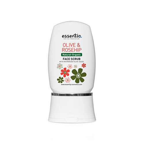 Přírodní peeling na obličej – oliva & šípek, 60 ml