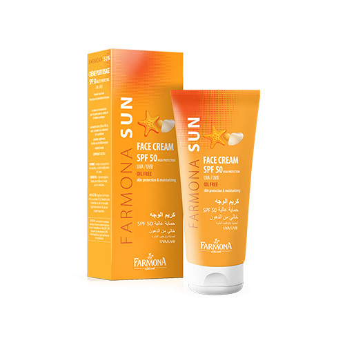Opalovací krém na obličej  SPF 50, 50 ml