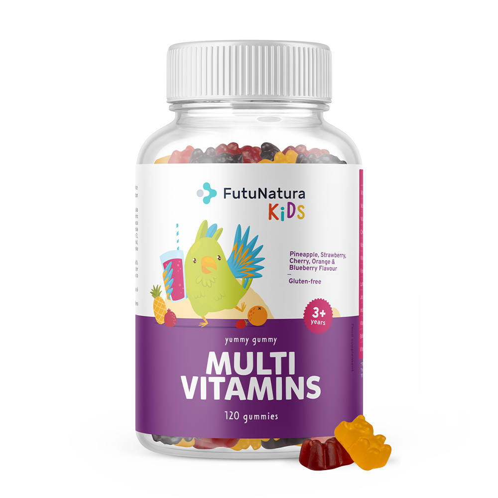 MULTIVITAMINY – Gumové bonbóny pro děti s multivitaminy.