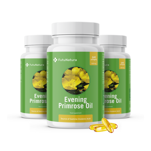 3x Pupalkový olej 1000 mg, dohromady 720 měkkých kapslí