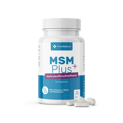 MSM Plus 1000 mg, 180 tablet