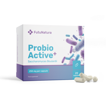 Probio Active PLUS - Saccharomyces boulardii 250 mg ve kapslích.