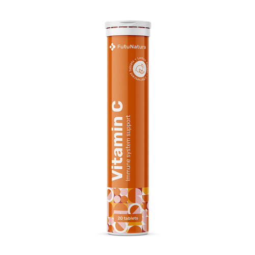 Vitamín C – šumivé tablety, 20 šumivých tablet