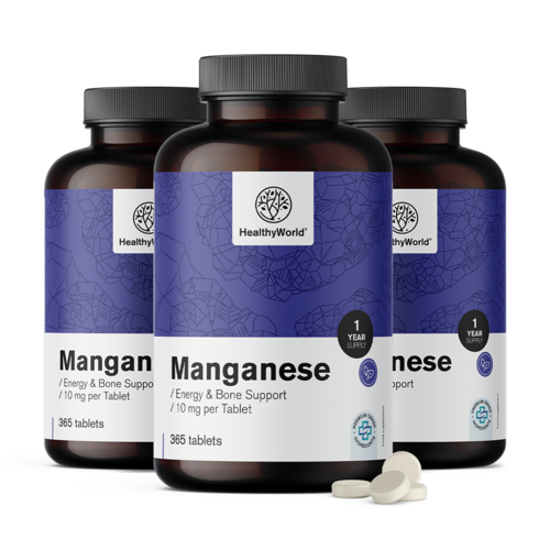 3x Mangan, dohromady 1095 tablet