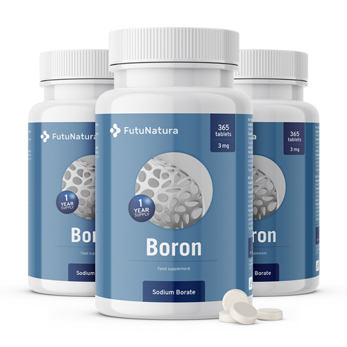3x Bor 3 mg, dohromady 1095 tablet 