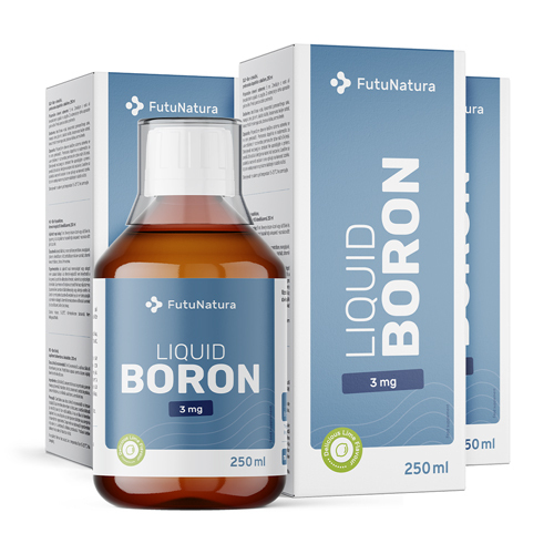 3x Bor 3 mg – tekutina, dohromady 750 ml