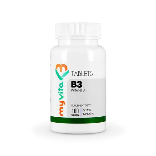 Vitamín B3, 100 tablet