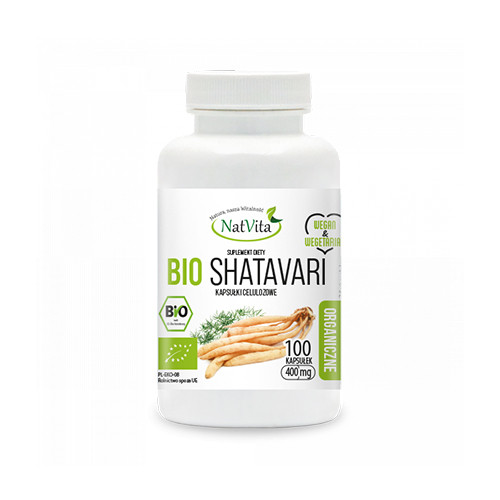BIO Shatavari 400 mg, 100 kapslí