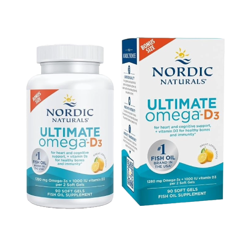 Omega-3 + vitamin D3, 60 měkkých kapslí