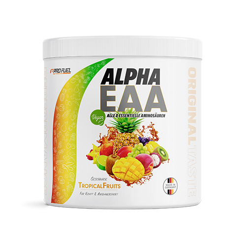 Vegan Alpha EAA – tropické ovoce, 462 g