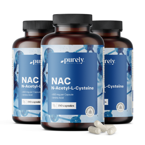 3x NAC 650 mg, dohromady 540 kapslí