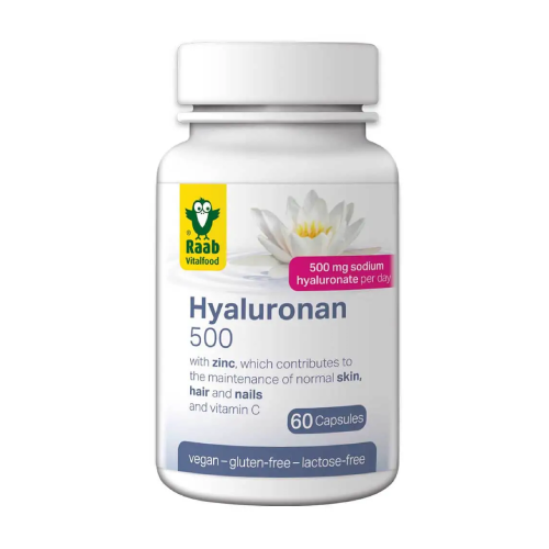 Kyselina hyaluronová 500 mg, 60 kapslí