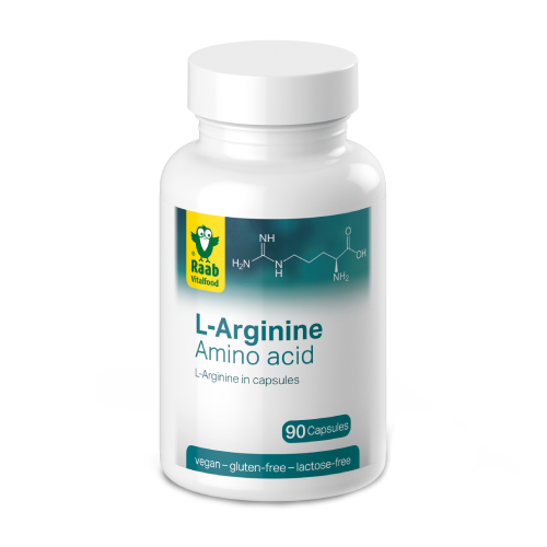 L-arginin 860 mg, 90 kapslí