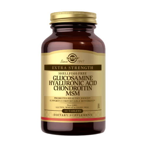 Glukosamin, chondroitin, MSM a kyselina hyaluronová, 60 tablet