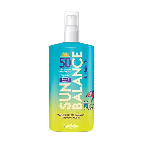 Voděodolné mléko na opalování SPF50 – pro děti, 150 ml