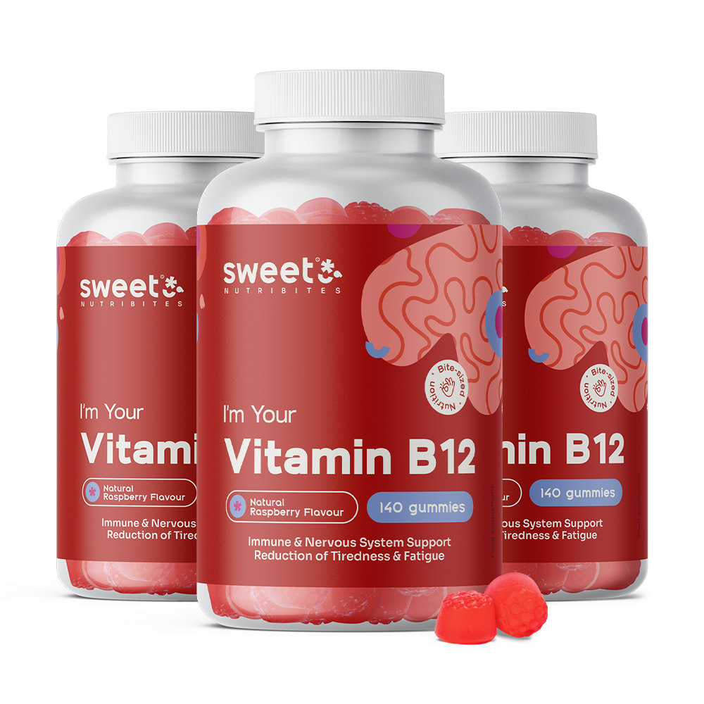 Vitamin B12 gumi bonboni