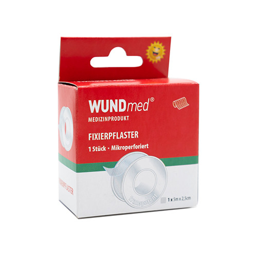 Fixační náplast na cívce, 5m x 2.5cm, 1 kus