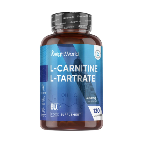 L-karnitin L-tartarát  3000 mg, 120 kapslí