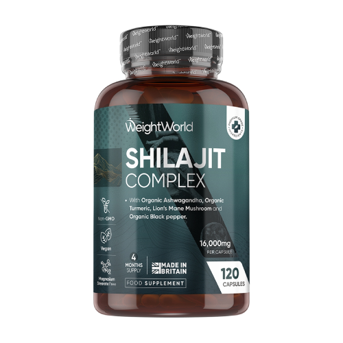 Shilajit komplex – s bylinkami, 120 kapslí