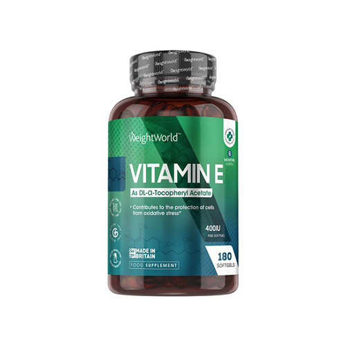 Vitamín E, 400 m.j., 180 měkkých kapslí 