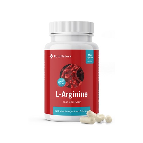 L-Arginin 500 mg - Herz und Libido, 180 Kapseln