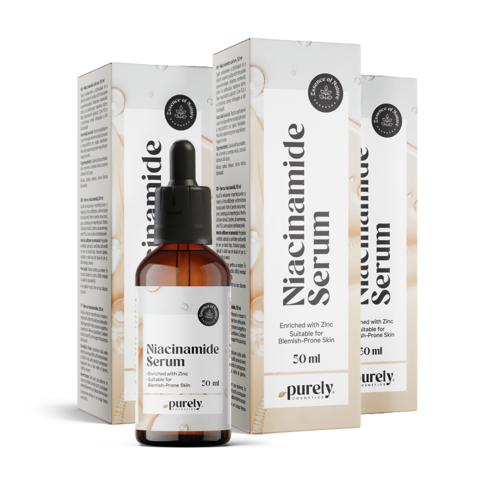 3x Niacinamid-Serum, zusammen 150 ml