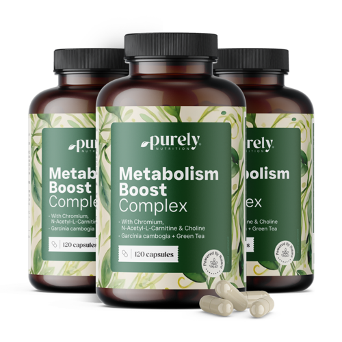 3x Metabolism Boost – Komplex zur Unterstützung des Stoffwechsels, zusammen 360 Kapseln