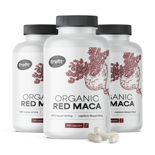 3x Maca rossa 3000 mg, totale 720 capsule