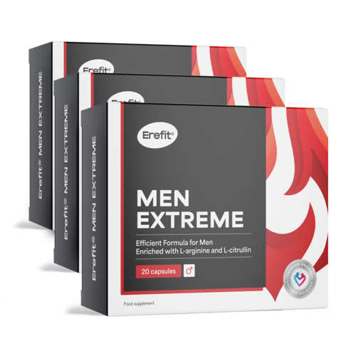 3x Men Extreme – komplex pre mužov, spolu 60 kapsúl