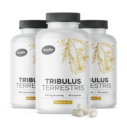 3x Tribulus - kotvičník zemný 1920 mg, spolu 540 kapsúl