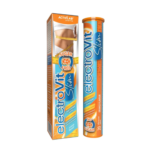 ElectroVit Slim - comprimidos efervescentes con electrolitos, 20 comprimidos efervescentes.