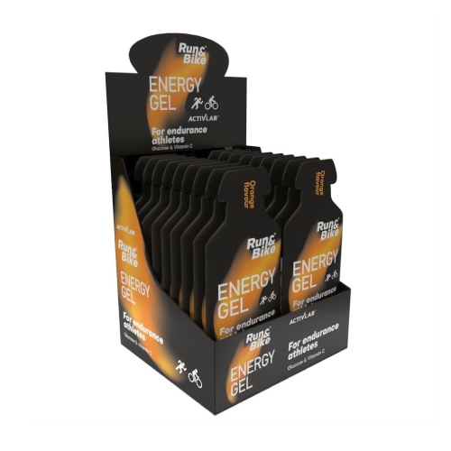 Gel energético - naranja, 18 x 40 g