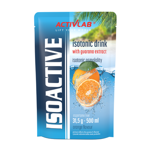 Isoactive bebida isotónica - naranja, 31,5 g