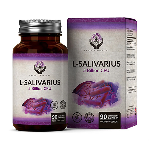 Lactobacillus Salivarius - cultivos microbiológicos, 90 cápsulas