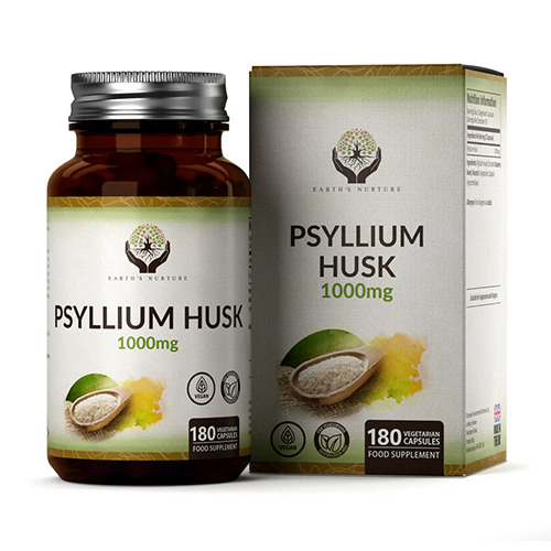 Llantén de la India (psilio) 1000 mg, 180 cápsulas