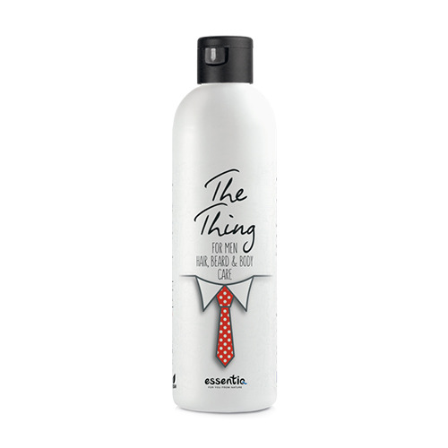 Gel de ducha y champú para hombre The Thing Natural - Té de cardamomo, 250 ml