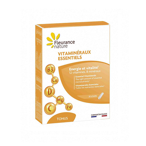 Vitaminas y minerales esenciales, 30 cápsulas