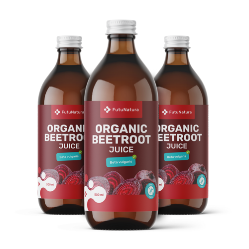 3x BIO Zumo de remolacha, en total 1500 ml