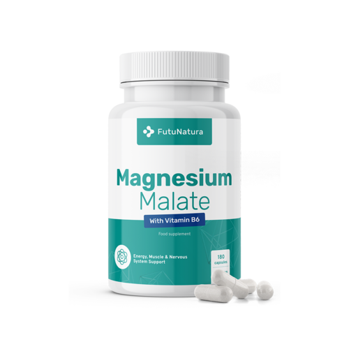 Malato de magnesio 2000 mg, 180 cápsulas
