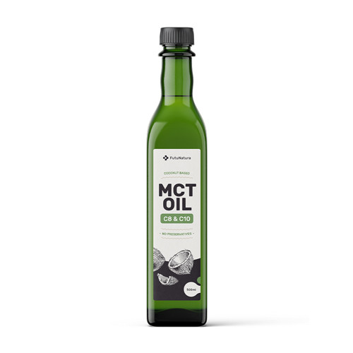 MCT C8:C10 Aceite de coco Premium, 500 ml