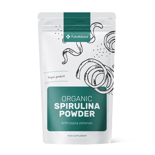 Espirulina orgánica en polvo, 250 g