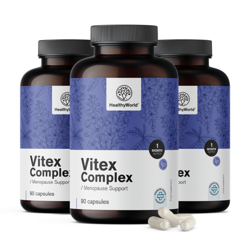 3x Complejo de sauzgatillo 125 mg, en total 270 cápsulas