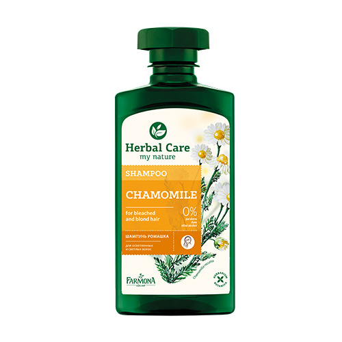 Champú para cabello decolorado y claro con manzanilla, 330 ml