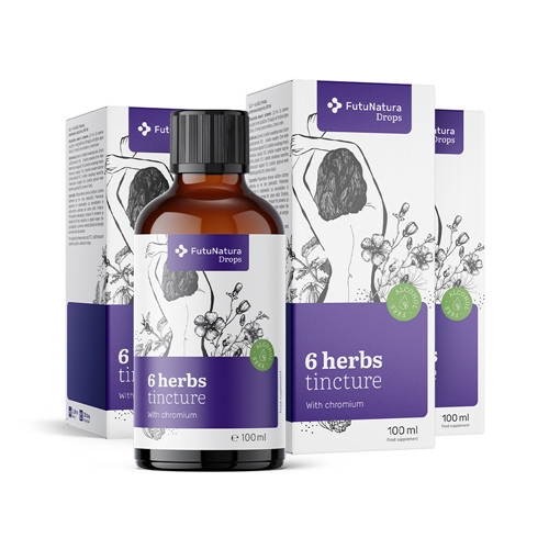 3x 6 hierbas - tintura, en total 300 ml