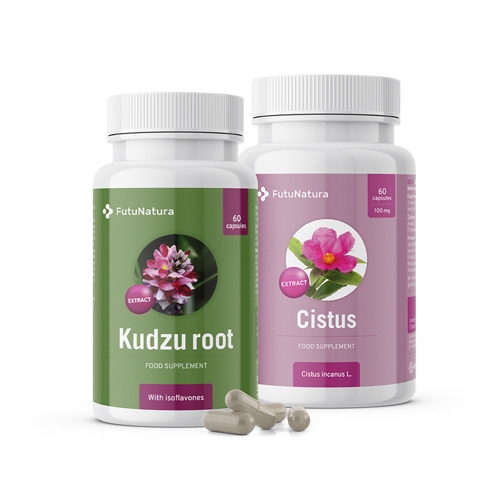 Abandone los malos hábitos: Kudzu Root + Cistus, set
